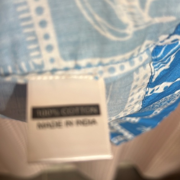 ELIZABETH JAMES ELLIE
Sleeveless Postcard Print Mini Cotton Dress Sz XL - Picture 7 of 11